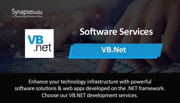 Software Services from SynapseIndia – Strengthen Operation With VB.NET