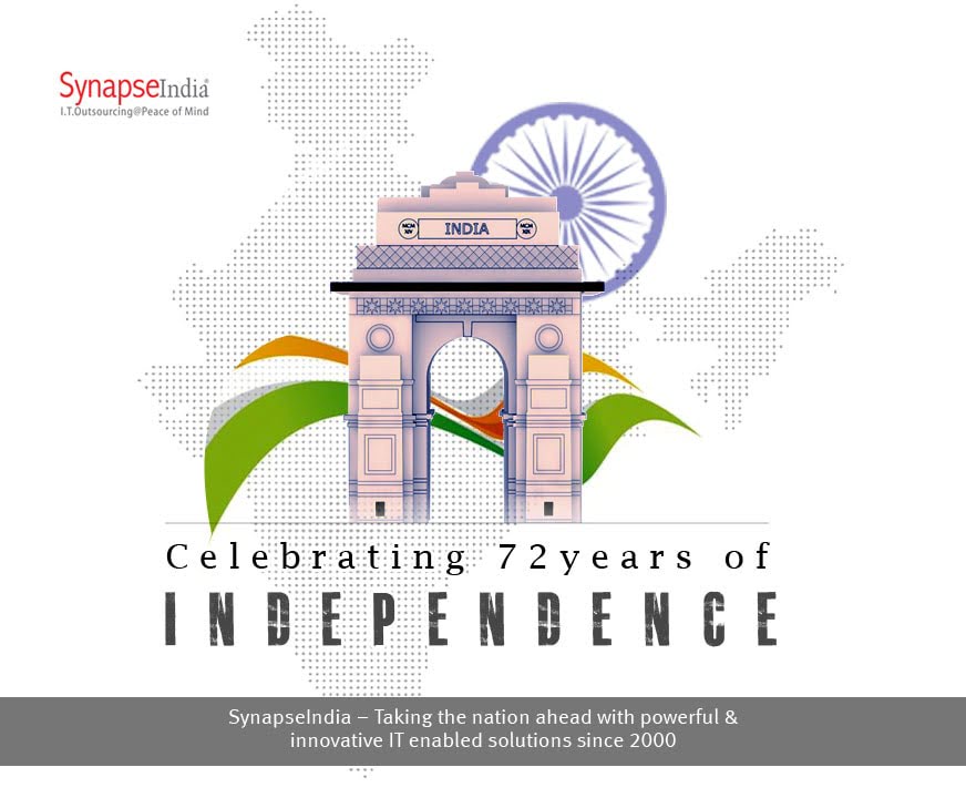 SynapseIndia Celebrates the 72nd Independence Day of India