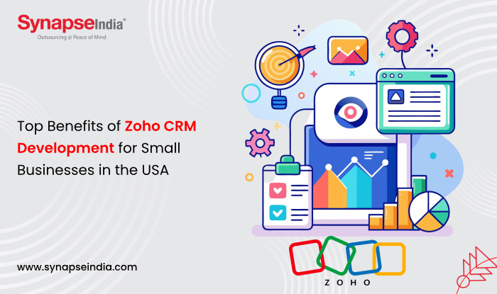 Top Benefits of Zoho CRM Development for Small Businesses in the USA