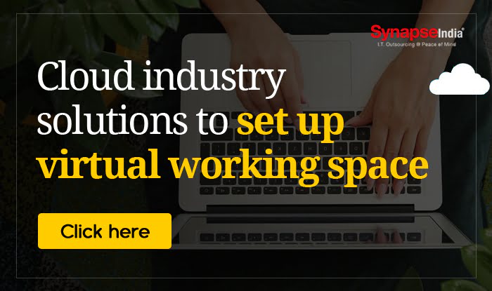 Cloud industry solutions to set up virtual working space