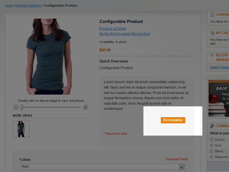 Personalized Product Previews in Magento Enterprise