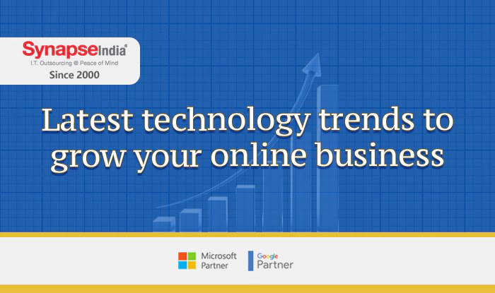 SynapseIndia latest technology trends to grow your online business