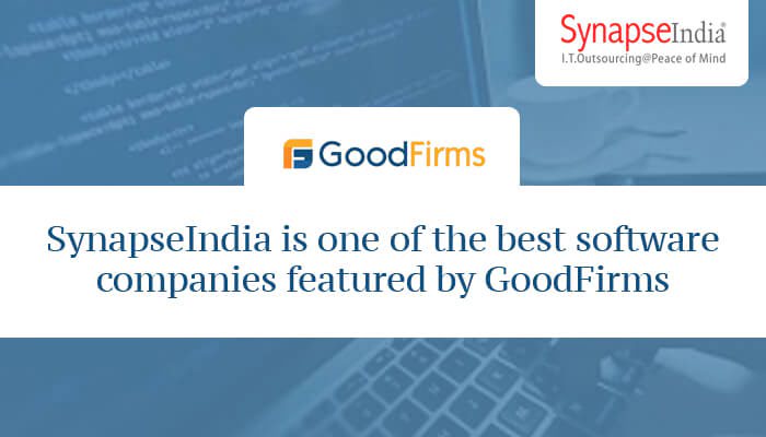 SynapseIndia is one of the best software companies featured by GoodFirms