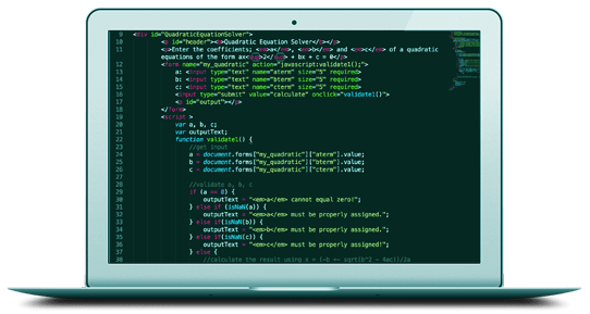 We deliver the source code, to give you complete control