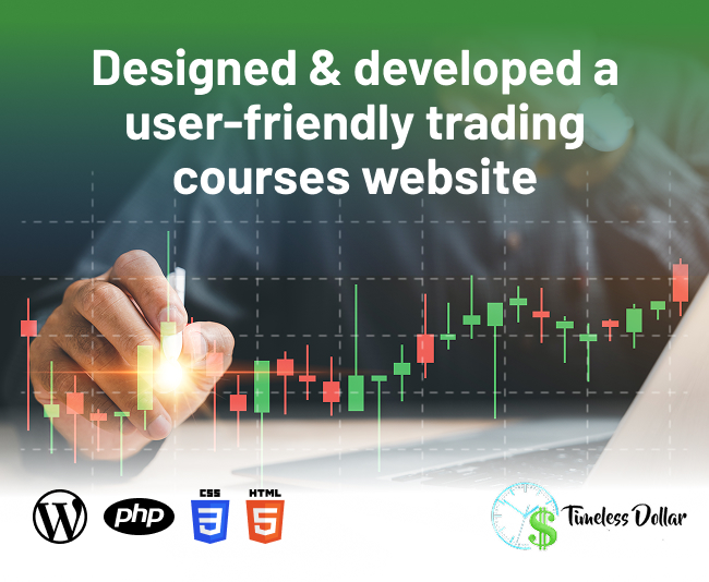 WordPress website for 'Timeless Dollar' in USA