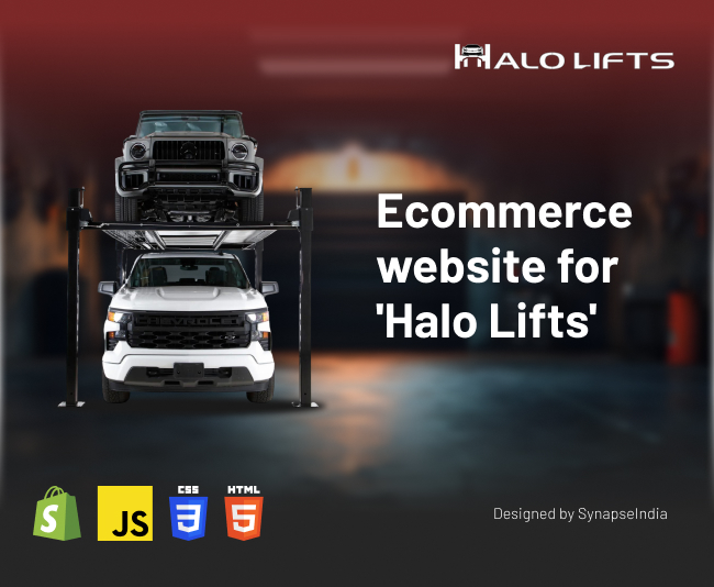 Shopify website for 'Halo Lifts' in Canada