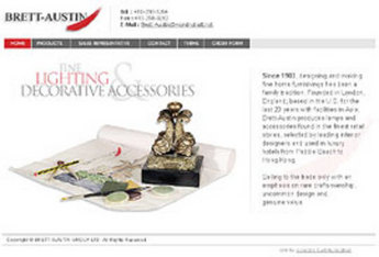 Website for Real Estate - 'BRETT-AUSTIN' - Interior Designer