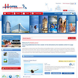 Travel Website in PHP for Hotels & Tourism Company