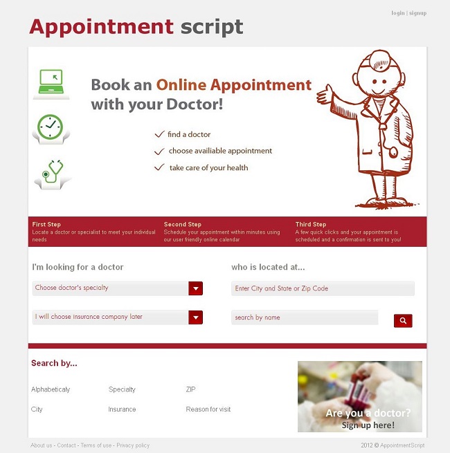Development of A Zend Powered Medical Appointment Booking Website