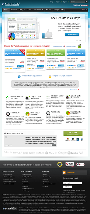 Redevelopment of Wordpress CMS Based  Website - Creditumbrella.com