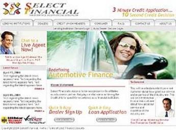 Dot Net Based Website for Financial Services - Select Financial