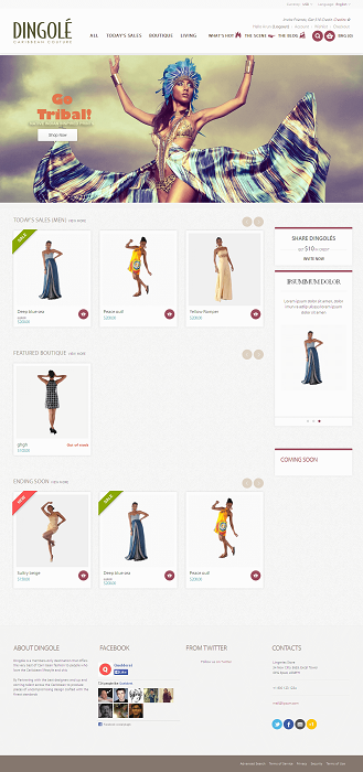 Development of a Magento Based Online Cloth Marketplace