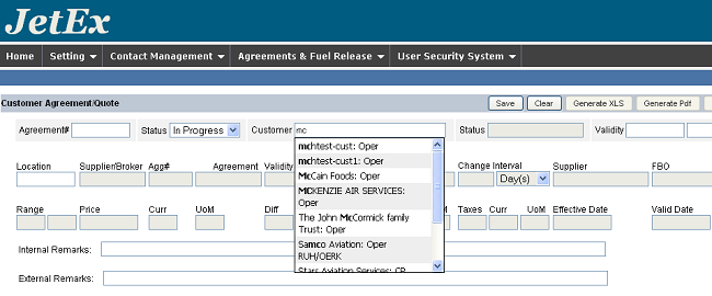 Website for Fuel Management Company 'JetEx' Using PHP