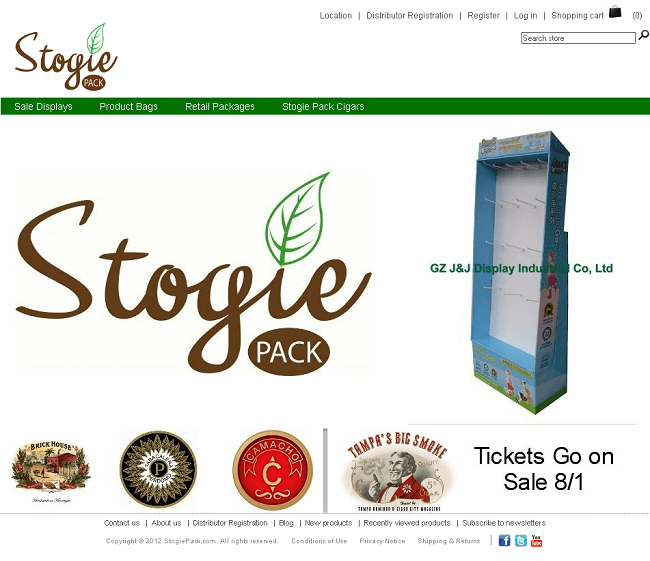 Development of An eCommerce Site for Selling Cigars