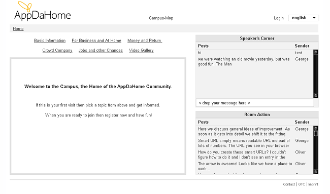 Networking Website Enhancements - App Da Home