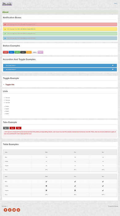 WordPress Mobile Website Template Development and Plugin Development