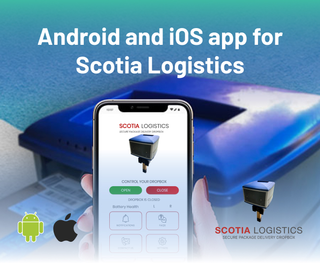Android & iOS mobile app for Scotia Logistics in USA