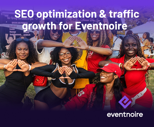 SEO optimization for Eventnoire in USA