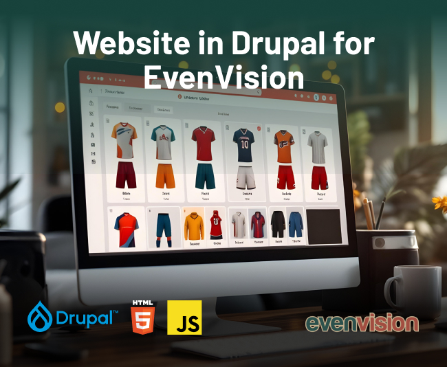 Drupal website developed for EvenVision in USA