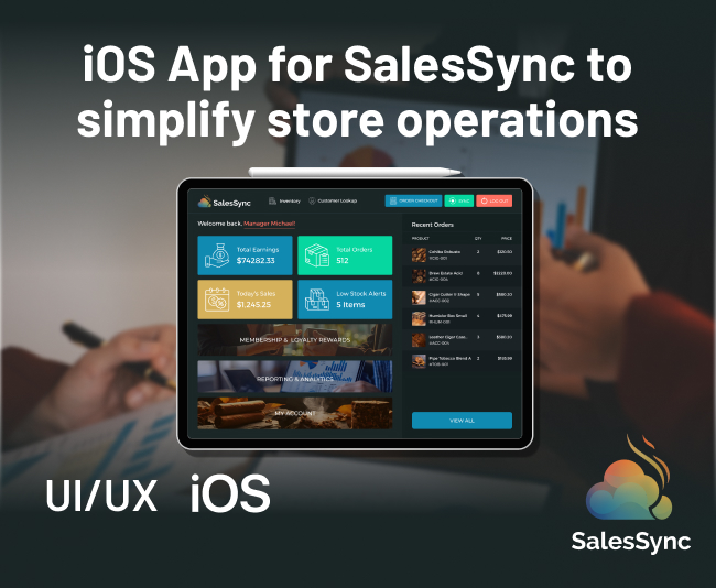 iOS app for 'SalesSync' in USA