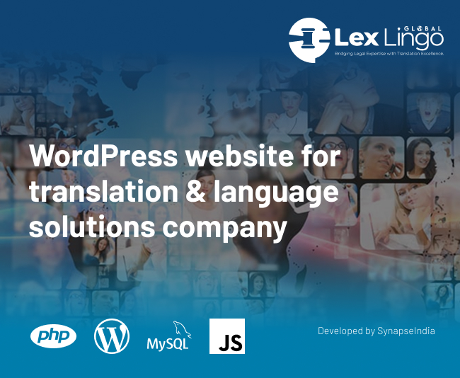 WordPress website for 'Lex Lingo Global' in Qatar