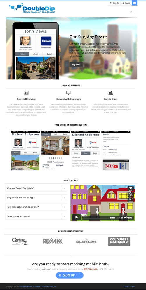 CakePHP Website for Real Estate 'DoubleDip' – Property Listing Portal