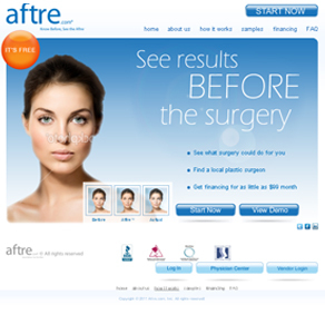  C-Sharp Website for Healthcare 'AFTRE' – Plastic Surgery Business