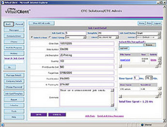  Client Management Software for Workflow Management Services Using Dot Net