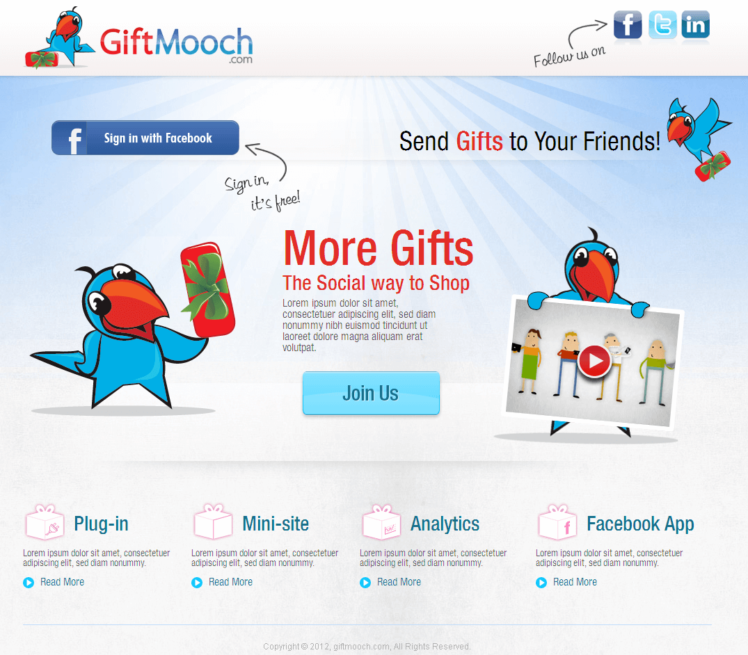 A Website for Sending Gifts to Friends & Family