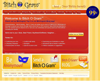  Website for Media 'Bitch O Gram' Using Dot Net – Online Messaging Service