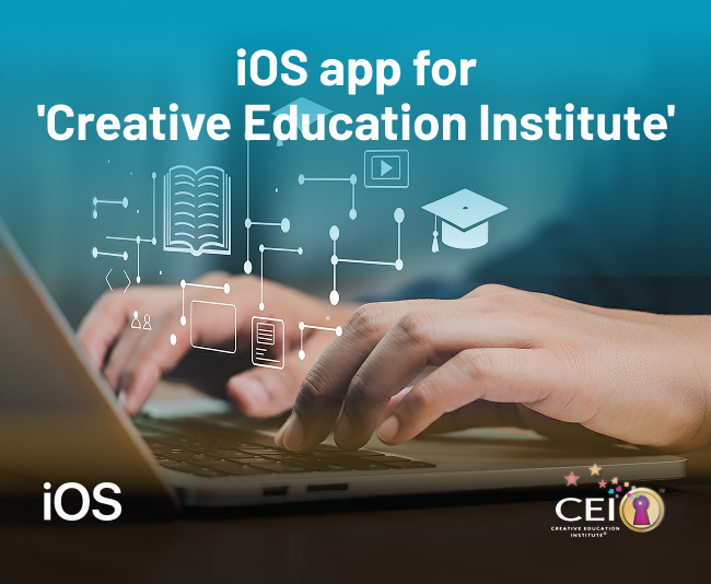 iOS mobile app for Creative Education Institute in USA