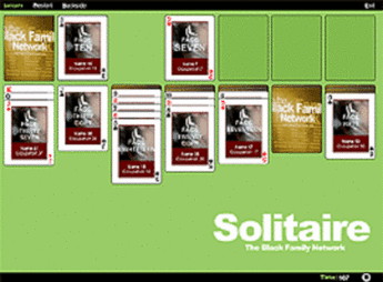  Game for Black Family Network 'Solitaire Game' Using Flash