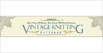  LOGO Design for 'Vintage Knitting Patterns' - Online Seller