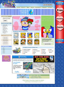  Website for Online Greetings & eCards Provider 'Funny Reign' Using HTML