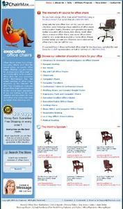  HTML Website for Consumer 'Chairmax'' – Selling Office Chairs