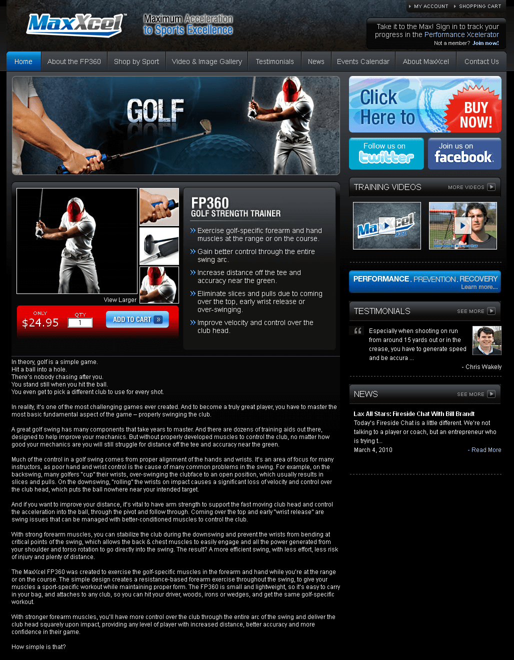  Website Offering Sports Designs & Build Products