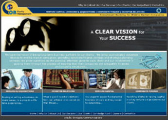  Development of Website for Investment Banking Firm - CorEquity