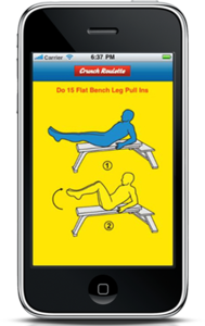  iPhone Mobile App for Healthcare 'Crunch Roulette' – Workouts Tips