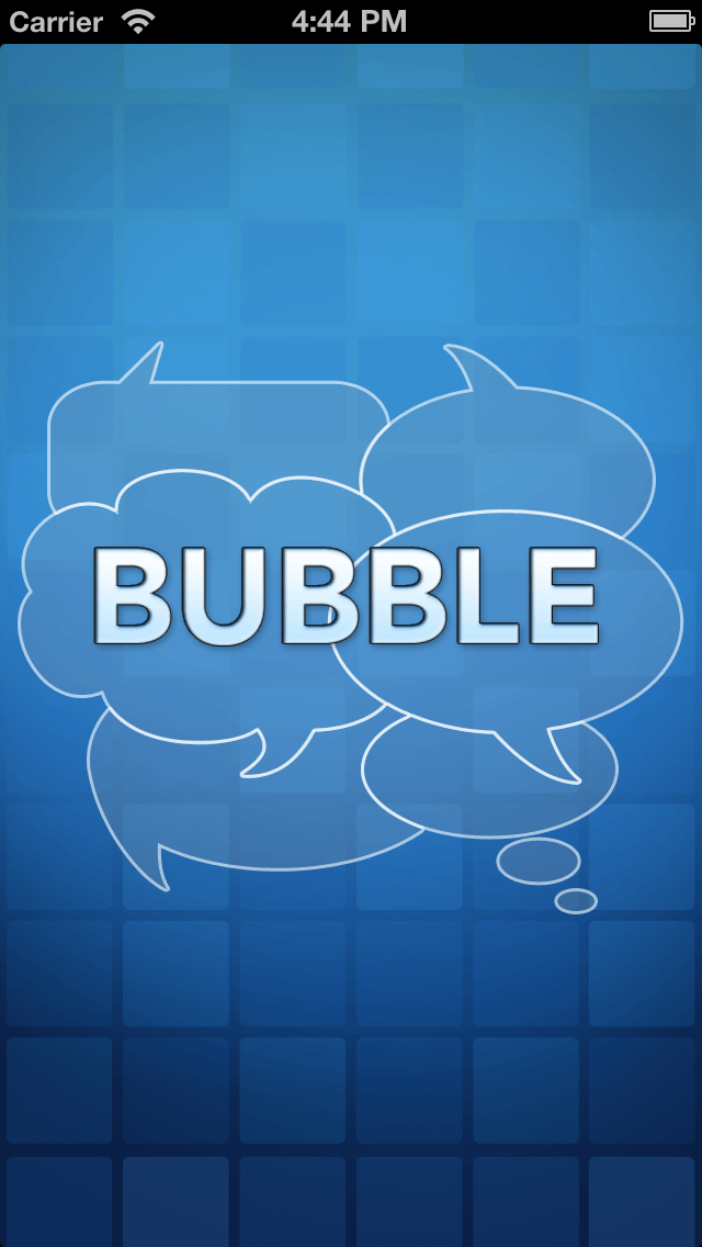 iPhone Mobile App for Creating Text Bubble 'Bubble'