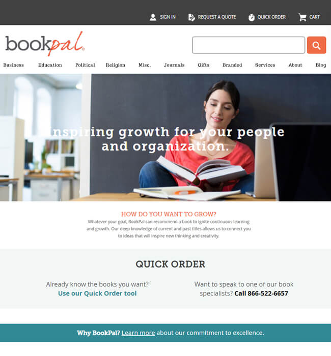 Online Store Design & Development for a Wholesale Bookseller in USA
