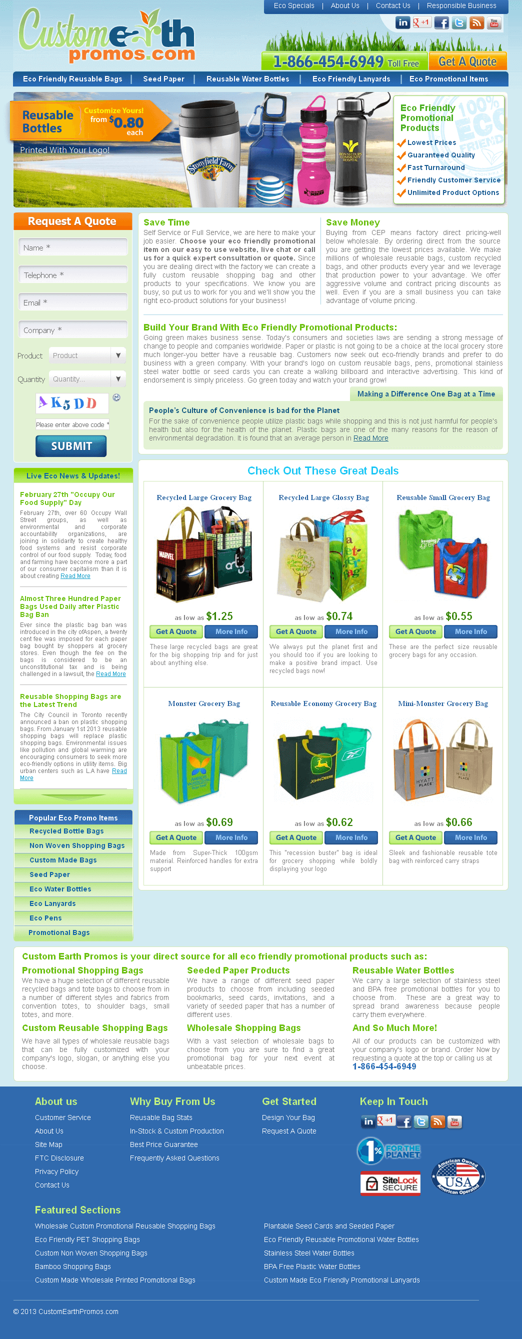 Shopping Cart for Selling Eco Friendly and Reusable Grocery Bags