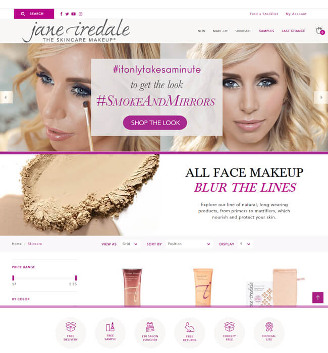  Enhancement of Existing nopCommerce Cosmetic Products Store - ‘jane iredale’