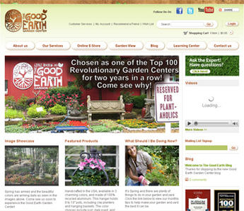  Website for Online Retail Nursery 'The Good Earth Garden' Using Dot Net