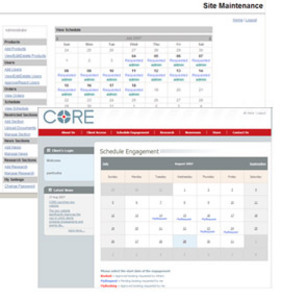  Website for 'CoreCalender' Using PHP – Book/Schedule Events Online
