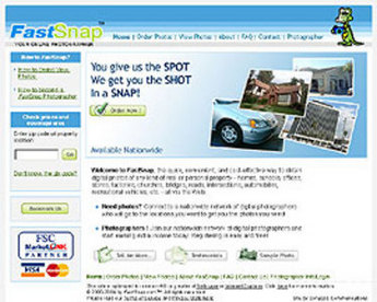  Website for Consumer 'FastSnap' Using PHP – Online Photographer