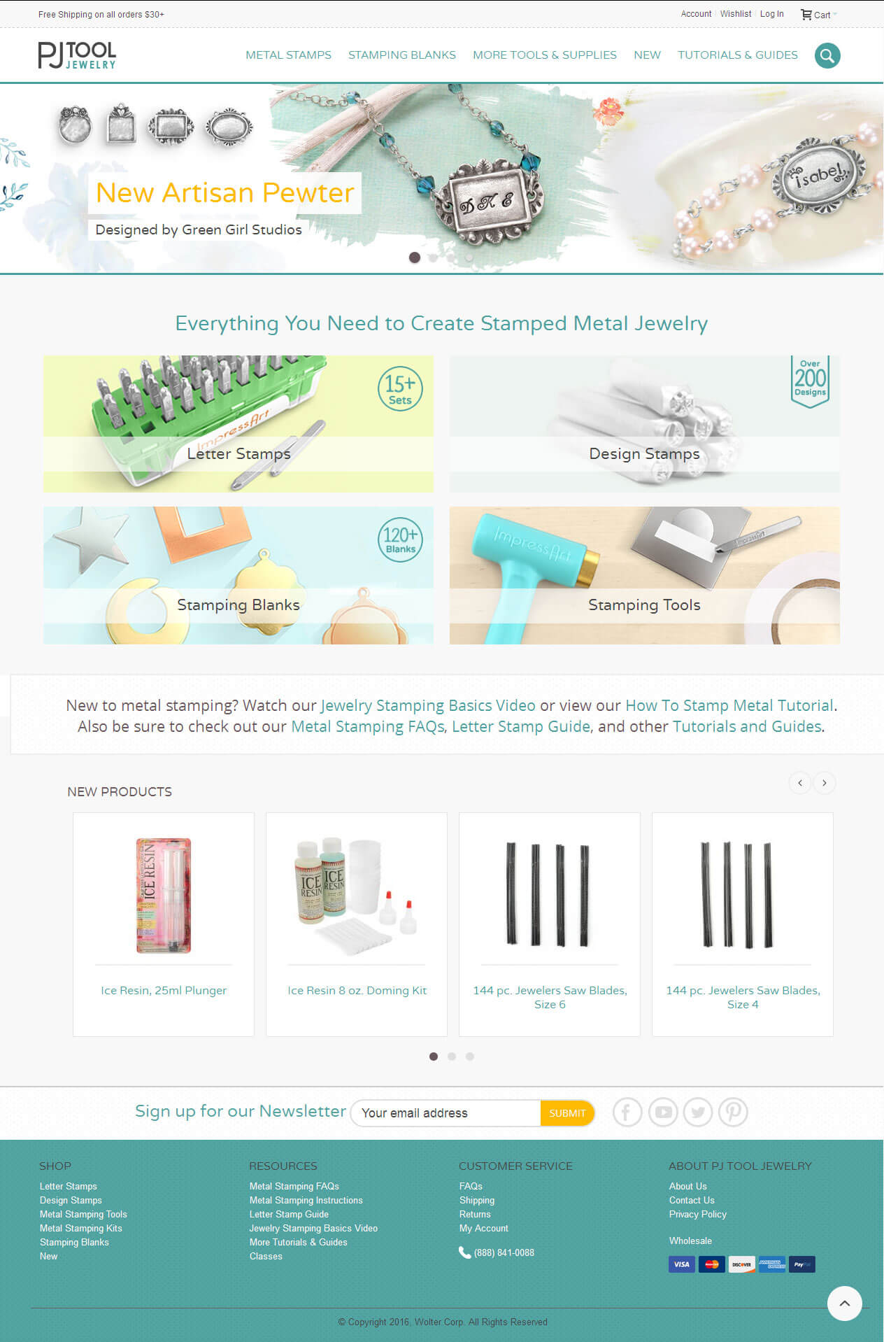  A Magento Based eCommerce Site for Selling Jewelry Making Tools