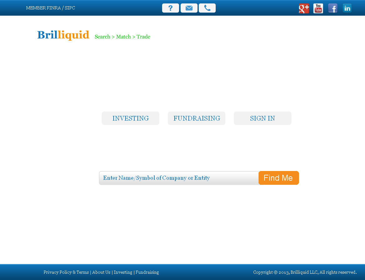  PHP Website for 'Brilliquid' – Global Investors Platform