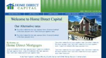  PHP Website for 'Home Direct Capital' – Home Loan Provider