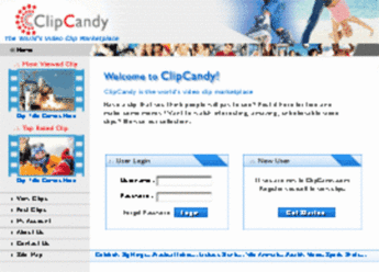  Development of Website for Posting and Viewing Video Clips - Clipcandy