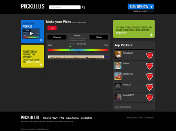  Website for Online Sports Game Community 'Pickulus' Using PHP